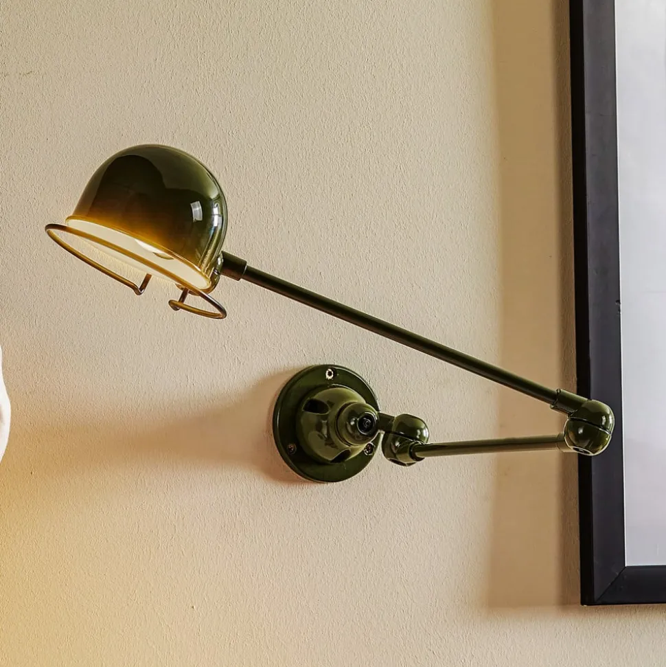 Jieldé Signal SI331 wandlamp 2-v.-arm olijfgroen