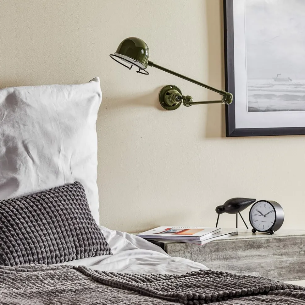 Jieldé Signal SI331 wandlamp 2-v.-arm olijfgroen