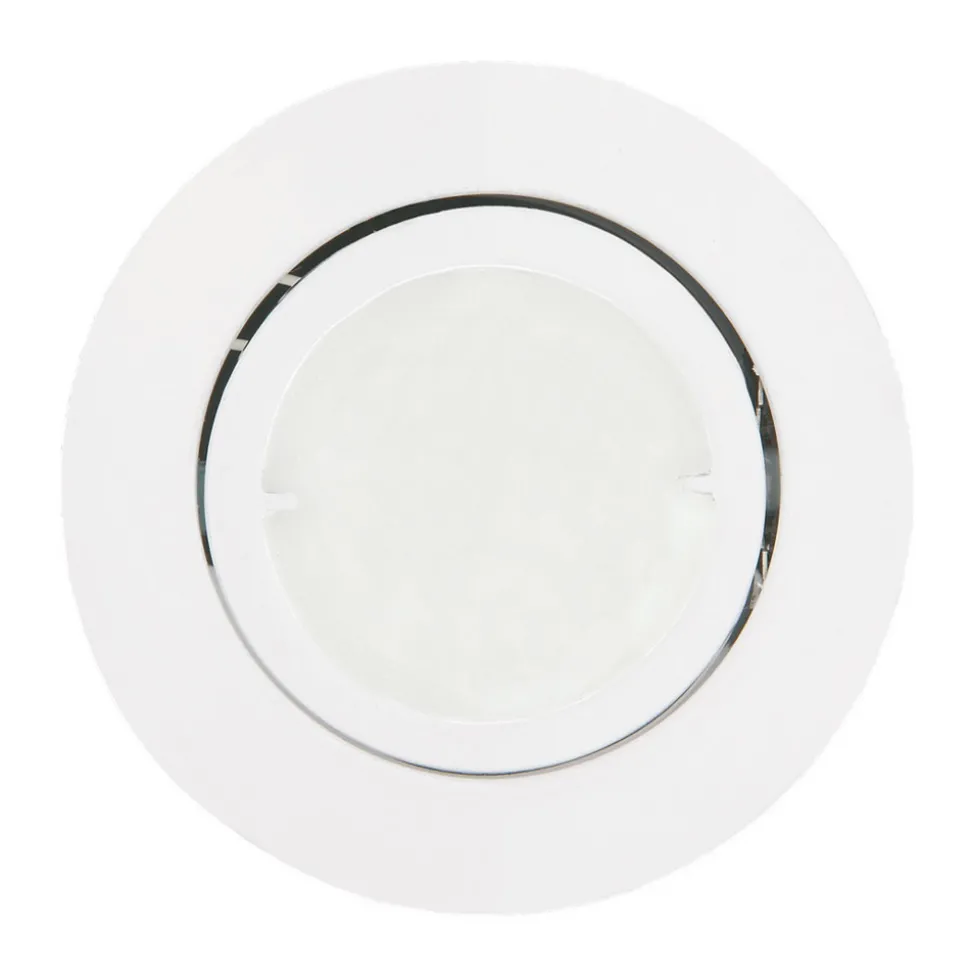 Joanie - LED inbouwlamp in wit, rond