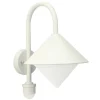 Jolanda buitenwandlamp, wit, bewegingsmelder