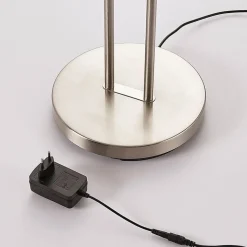 Jonne LED uplighter met leesarm, dimbaar, rond