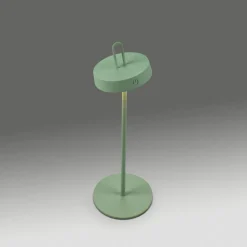 JUST LIGHT. Amag LED tafellamp, groen, ijzer, IP44