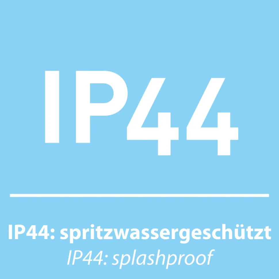 JUST LIGHT. Amag LED vloerlamp, wit, ijzer, IP44