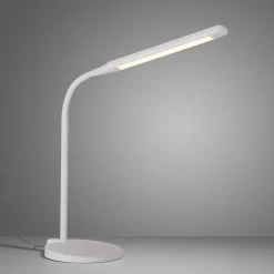 JUST LIGHT. Elly LED tafellamp, ABS, CCT, dimbaar, wit