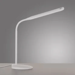 JUST LIGHT. Elly LED tafellamp, ABS, CCT, dimbaar, wit