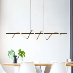 JUST LIGHT. Emanda hanglamp, ijzer, zwart messing