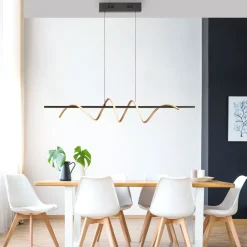 JUST LIGHT. Emanda hanglamp, ijzer, zwart messing