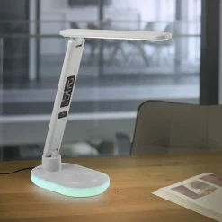 JUST LIGHT. LED tafellamp Tina, ABS, CCT, RGB, wit