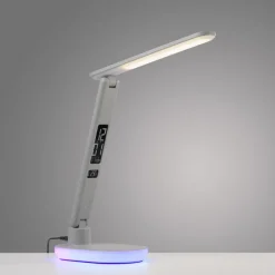 JUST LIGHT. LED tafellamp Tina, ABS, CCT, RGB, wit