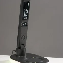 JUST LIGHT. LED tafellamp Tina, ABS, CCT, RGB, zwart