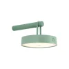 JUST LIGHT. LED wandlamp Arma, groen, kunststof IP44