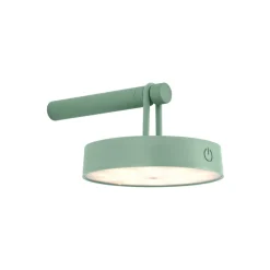 JUST LIGHT. LED wandlamp Arma, groen, kunststof IP44