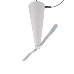 JUST LIGHT. Swat vliegenklopper, op batterijen, wit