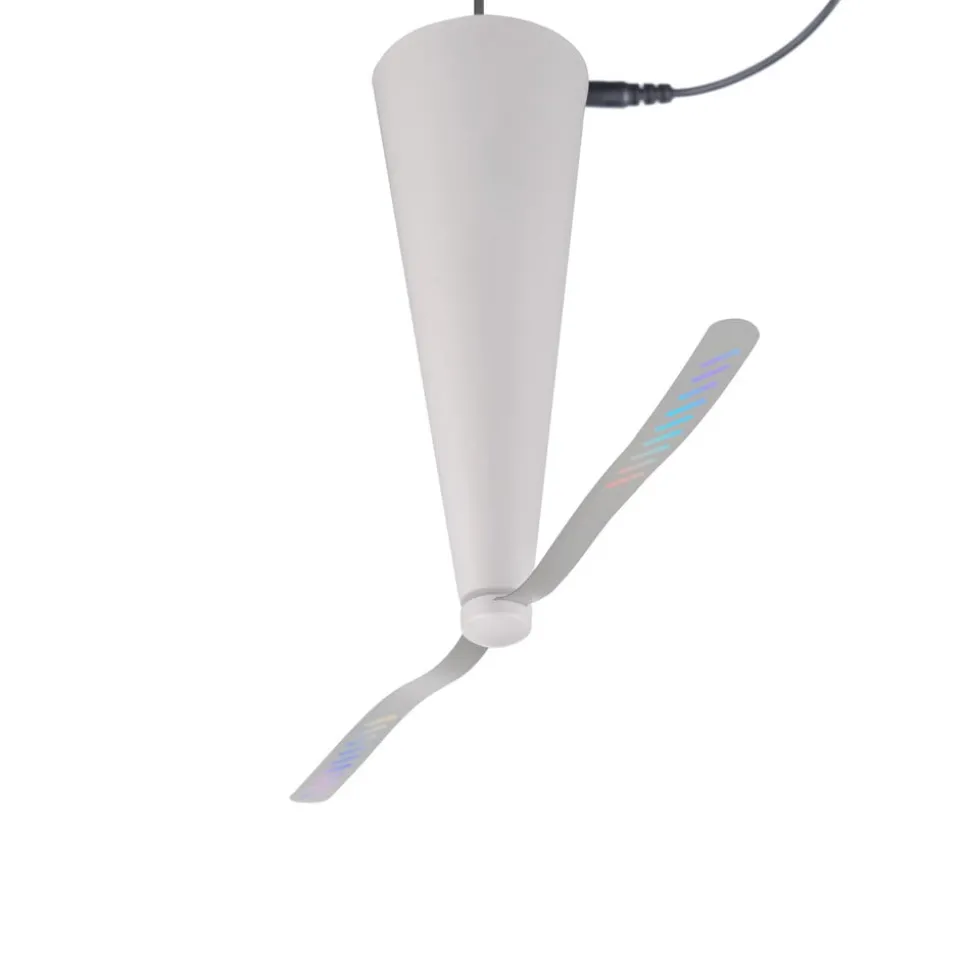 JUST LIGHT. Swat vliegenklopper, op batterijen, wit