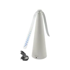 JUST LIGHT. Swat vliegenklopper, op batterijen, wit