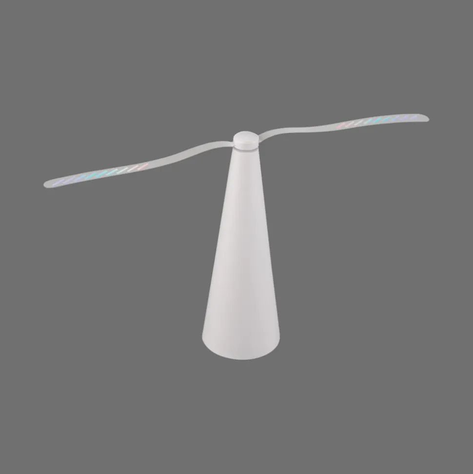 JUST LIGHT. Swat vliegenklopper, op batterijen, wit