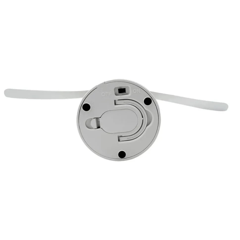 JUST LIGHT. Swat vliegenklopper, op batterijen, wit