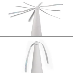 JUST LIGHT. Swat vliegenklopper, op batterijen, wit