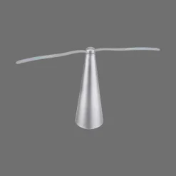 JUST LIGHT. Swat vliegenklopper, op batterijen, zilver