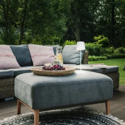 Kaami LED tafellamp, dimbaar mat wit