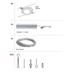 Kabelsysteem MacRound - 4 lichtbronnen