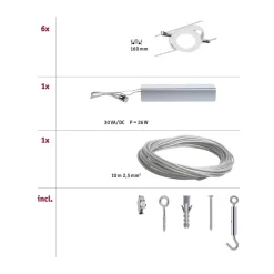 Kabelsysteem MacRound 6 lichtbronnen