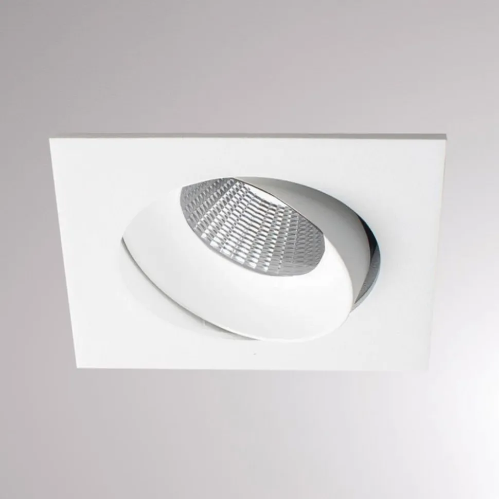 Kalio LED inbouwlamp hoekig 2700K 24° wit