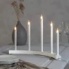 Kandelaar Accent, 5-lamps, wit