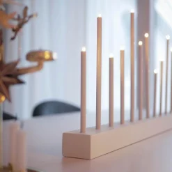 Kandelaar Echo, 14-lamps, wit