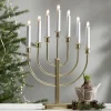 Kandelaar Kristina, messing metaal hoogte 47cm 7-lamps