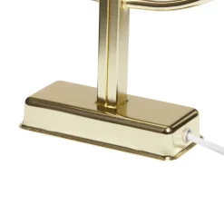 Kandelaar Kristina, messing metaal hoogte 47cm 7-lamps