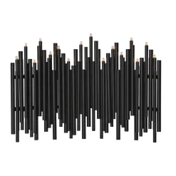 Kandelaar noot, 16-lamps, zwart