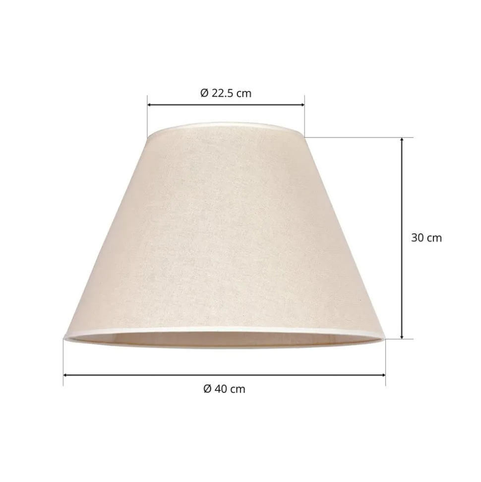 Kap Pseudosofia voor vloerlamp beige