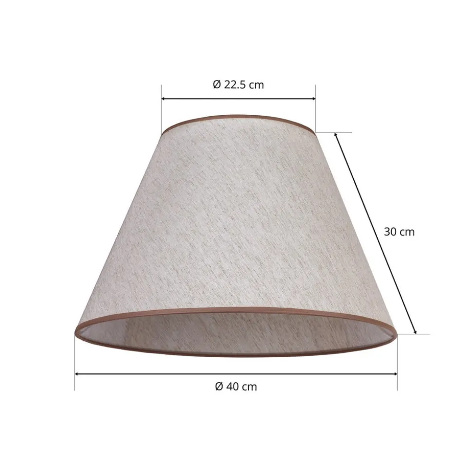 Kap Pseudosofia voor vloerlamp ecru/beige