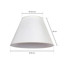 Kap Pseudosofia v.vloerlamp ecru/structuur