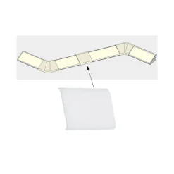 Kappen voor delta profiel Your led, set van 4