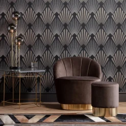 Kare Al Capone Tre vloerlamp 3-lamps, hoogte 83 cm