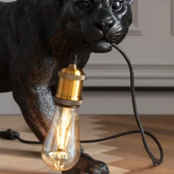 Kare Animal Bagheera tafellamp zwarte panter