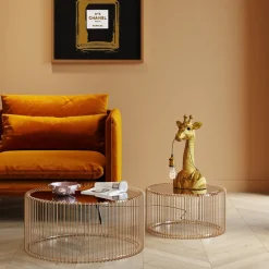 KARE Animal Giraffe tafellamp hoogte 50 cm goud