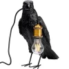 Kare Animal tafellamp Crow in de vorm van een kraai