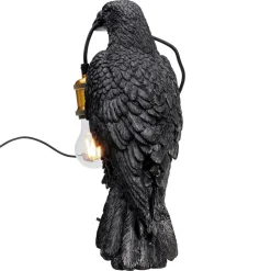 Kare Animal tafellamp Crow in de vorm van een kraai