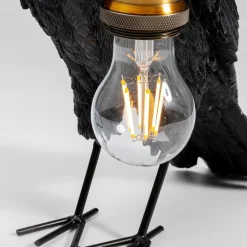 Kare Animal tafellamp Crow in de vorm van een kraai