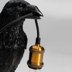 Kare Animal tafellamp Crow in de vorm van een kraai