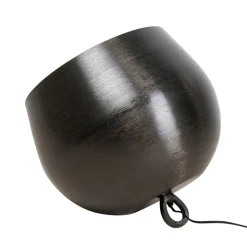 Kare Apollon vloerlamp, zwart, Ø 50 cm