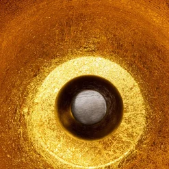 Kare Apollon vloerlamp, zwart, Ø 50 cm