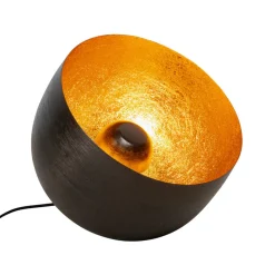 Kare Apollon vloerlamp, zwart, Ø 35 cm