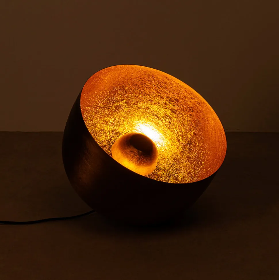 Kare Apollon vloerlamp, zwart, Ø 35 cm