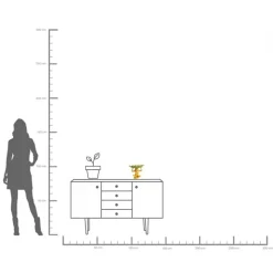 KARE Banana Leaf decoratieve kom, goud/groen, handbeschilderd