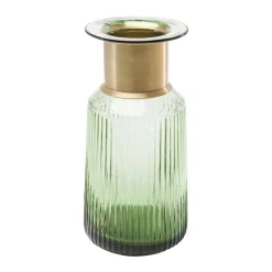 KARE Barfly vaas, groen, glas, hoogte 30 cm, mondgeblazen