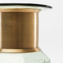 KARE Barfly vaas, groen, glas, hoogte 30 cm, mondgeblazen